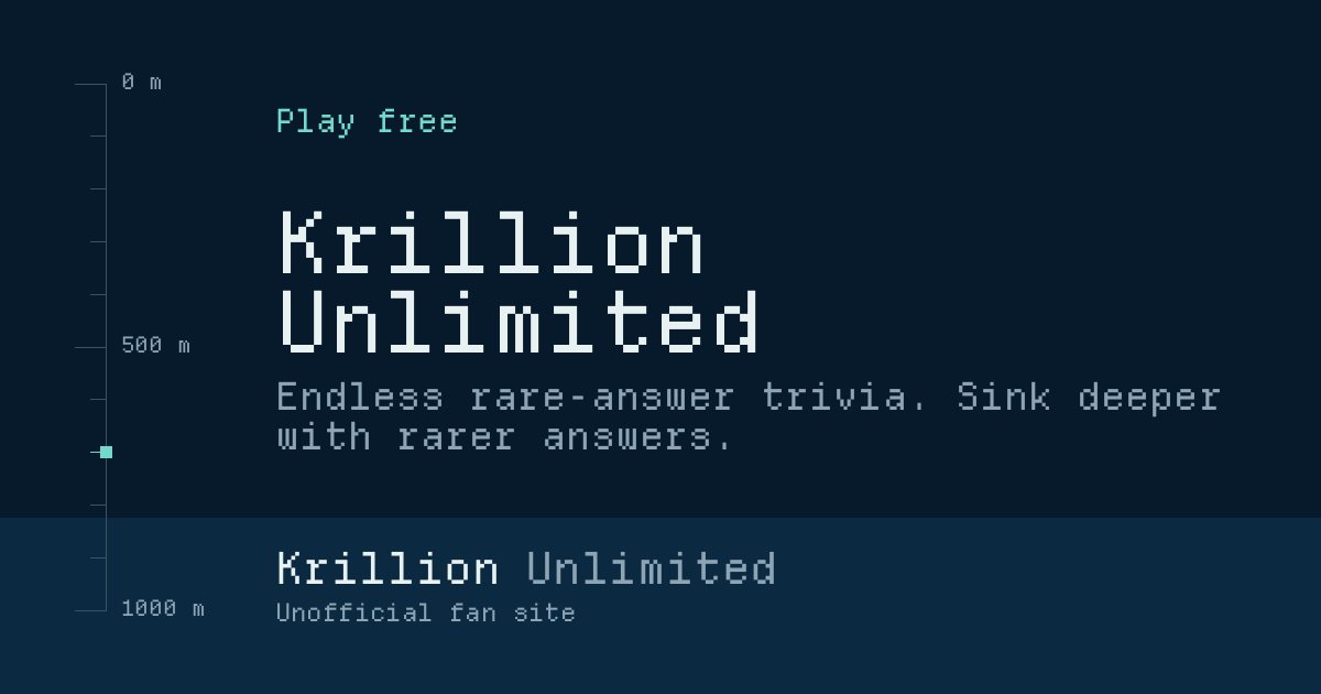 Krillion Unlimited